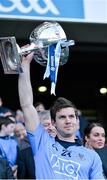 27 April 2014; Darragh Nelson, Dublin, lifts the cup at the end of the game. Allianz Football League Division 1 Final, Dublin v Derry, Croke Park, Dublin.  Picture credit: Ray McManus / SPORTSFILE