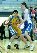 25 March 2006; Joe McGuirk, Roma St Vincent's, in action against Colin O'Reilly, UCC Demons. Nivea for Men Superleague Semi-Final, UCC Demons v Roma St. Vincent's, Mardyke Arena, Cork. Picture credit: Brendan Moran / SPORTSFILE