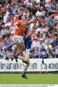 29 May 2016; Ethan Rafferty of Armagh in action against Tomas Corr of Cavan in the Ulster GAA Football Senior Championship quarter-final between Cavan and Armagh at Kingspan Breffni Park, Cavan. Photo by Oliver McVeigh/Sportsfile