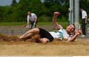 29 May 2016; Conor Daly of St Abbans AC during the Men's Triple Jump during the GloHealth National Championships AAI Games and Combined Events in Morton Stadium, Santry, Co. Dublin.  Photo by Piaras Ó Mídheach/Sportsfile
