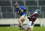 26 March 2006; Colin Morrissey, Tipperary, in action against David Collins, Galway. Allianz National Hurling League, Division 1B, Round 4, Tipperary v Galway, Semple Stadium, Thurles, Co. Tipperary. Picture credit: Ray McManus / SPORTSFILE