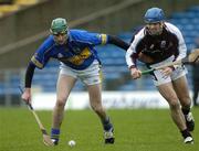 26 March 2006; Declan Fanning, Tipperary, in action against David Collins, Galway. Allianz National Hurling League, Division 1B, Round 4, Tipperary v Galway, Semple Stadium, Thurles, Co. Tipperary. Picture credit: Ray McManus / SPORTSFILE
