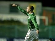 29 March 2006; Terry Dixon, Republic of Ireland, celebrates his goal. UEFA U17 Championship Qualifier, Republic of Ireland v Israel, Richmond Park, Dublin. Picture credit: Matt Browne / SPORTSFILE