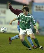 31 March 2006; Philip Keogh, Bray Wanderers, in action against Declan O'Brien, Drogheda United. eircom League, Premier Division, Drogheda United v Bray Wanderers, United Park, Drogheda, Co. Louth. Picture credit: Brian Lawless / SPORTSFILE