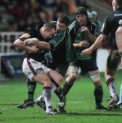 31 March 2006; Hall Charlton, Newcastle Falcons, is tackled by  John Fogarty, Connacht. European Challenge Cup 2005-2006, Quarter-Final, Newcastle Falcons v Connacht, Kingston Park, Newcastle, England. Picture credit: Ray Ryan / SPORTSFILE