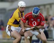 2 April 2006; Kieran Murphy, Cork, in action against David O'Connor, Wexford. Allianz National Hurling League, Division 1A, Round 4, Wexford v Cork, Wexford Park, Wexford. Picture credit: Pat Murphy / SPORTSFILE