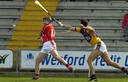 2 April 2006; Brian Corcoran, Cork, in action against Darragh Ryan, Wexford. Allianz National Hurling League, Division 1A, Round 4, Wexford v Cork, Wexford Park, Wexford. Picture credit: Pat Murphy / SPORTSFILE