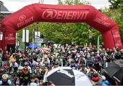 18 May 2014; A view of the start of Stage 1 of the 2014 An Post Rás. Dunboyne - Roscommon. Picture credit: Ramsey Cardy / SPORTSFILE