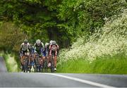 18 May 2014; The breakaway group ride towards Delvin during Stage 1 of the 2014 An Post Rás. Dunboyne - Roscommon. Picture credit: Ramsey Cardy / SPORTSFILE