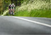 18 May 2014; Daniel Stewart, Phoenix McConvey Cycles, leads Joshua Hunt, NFTO Pro Cycling towards Delvin during Stage 1 of the 2014 An Post Rás. Dunboyne - Roscommon. Picture credit: Ramsey Cardy / SPORTSFILE