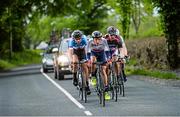 20 May 2014; The breakaway group leaves Newport during Stage 3 of the 2014 An Post Rás. Lisdoonvarna - Charleville. Picture credit: Ramsey Cardy / SPORTSFILE