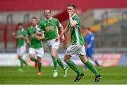 20 May 2014; Garry Buckley, Cork City, celebrates after scoring his side's first goal. SSE Airtricity League Premier Division, Limerick v Cork City, Thomond Park, Limerick. Picture credit: Diarmuid Greene / SPORTSFILE