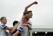 20 May 2014; Sean Gannon, Dundalk, celebrates after scoring his side's first goal with team-mate Chris Shields. SSE Airtricity League Premier Division, Dundalk v Drogheda United, Oriel Park, Dundalk, Co. Louth. Photo by Sportsfile