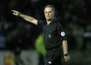 31 March 2006; Referee Hugo Whorriskey. eircom League, Premier Division, Drogheda United v Bray Wanderers, United Park, Drogheda, Co. Louth. Picture credit: Brian Lawless / SPORTSFILE
