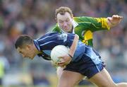 9 April 2006; Jason Sherlock, Dublin, in action against Seamus Moynihan, Kerry. Allianz National Football League, Division 1A, Round 7, Kerry v Dublin, Fitzgerald Stadium, Killarney, Co. Kerry. Picture credit: Brendan Moran / SPORTSFILE