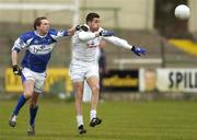 9 April 2006; Andrew McLoughlin, Kildare, in action against Colm Parkinson, Laois. Allianz National Football League, Division 1B, Round 7, Laois v Kildare, O'Moore Park, Portlaoise, Co. Laois. Picture credit: Brian Lawless / SPORTSFILE