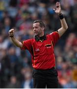 27 April 2014; Referee David Gough. Allianz Football League Division 2 Final, Donegal v Monaghan, Croke Park, Dublin. Picture credit: Ray McManus / SPORTSFILE