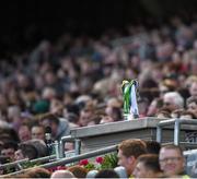 27 April 2014; The Allianz Football League Division 2 Cup in the Hogan Stand during the game. Allianz Football League Division 2 Final, Donegal v Monaghan, Croke Park, Dublin. Picture credit: Ray McManus / SPORTSFILE
