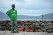 22 May 2014; A Charlie Chaplin statue in Waterville, Co. Kerry, during Stage 5 of the 2014 An Post Rás. Cahirciveen - Clonakilty. Picture credit: Ramsey Cardy / SPORTSFILE