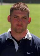 12 July 1999; Aidan Kearney during Ireland Rugby U21 Squad Portraits at Wanderers Rugby Club in Dublin. Photo by Brendan Moran/Sportsfile