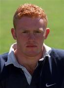 12 July 1999; Andrew Hughes during Ireland Rugby U21 Squad Portraits at Wanderers Rugby Club in Dublin. Photo by Brendan Moran/Sportsfile