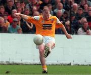 20 June 1999; Anto Finnegan of Antrim during the Bank of Ireland Ulster Senior Football Championship Quarter-Final match between Down and Antrim at Pairc Esler in Newry, Down. Photo by David Maher/Sportsfile