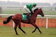 26 June 1999; Anzari, with Johnny Murtagh up, during the PricewaterhouseCoopers E.B.F. Maiden at The Curragh Racecourse in Newbridge, Kildare. Photo by Matt Browne/Sportsfile