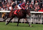 27 June 1999; Bernstein, with Mick Kinane up, on their way to winning the Arthur Guinness Railway Stakes at The Curragh Racecourse in Newbridge, Kildare. Photo by Damien Eagers/Sportsfile