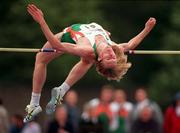 19 June 1999; Brendan Reilly of Ireland in action in the men's High Jump during the 1999 Cork City Sports at the Mardyke in Cork. Photo by Brendan Moran/Sportsfile