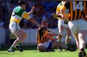 11 July 1999; Brian McEvoy of Kilkenny in action against Brian Whelahan of Offaly during the Leinster Senior Hurling Championship Final match between Kilkenny and Offaly at Croke Park in Dublin. Photo by Brendan Moran/Sportsfile