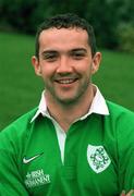 28 January 1998; Conor O'Shea following an Ireland Rugby squad training session at the ALSAA Sports Centre in Dublin. Photo by Matt Browne/Sportsfile