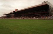 27 June 1999; A general view of the stand prior to the 1999 Budweiser Irish Derby at The Curragh Racecourse in Newbridge, Kildare. Photo by Damien Eagers/Sportsfile