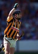 11 July 1999; DJ Carey of Kilkenny celebrates after scoring his side's third goal during the Leinster Senior Hurling Championship Final match between Kilkenny and Offaly at Croke Park in Dublin. Photo by Ray McManus/Sportsfile