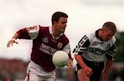 27 June 1999; Derek Savage of Galway in action against Mark Cosgrave of Sligo during the Connacht Senior Football Championship Semi-Final match between Sligo and Galway at Markievicz Park in Sligo. Photo by Ray Lohan/Sportsfile