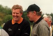 30 June 1999; Colin Montgomerie (left) and Dermott Desmond pictured during the Murphy's Irish Open Pro-Am at Druid's Glen, Co.Wicklow. Picture credit; David Maher/SPORTSFILE during the Pro Am ahead of the Murphy's Irish Open at Druids Glen Golf Resort in Wicklow. Photo by David Maher/Sportsfile