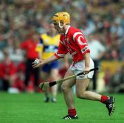 4 July 1999; Joe Deane of Cork during the Munster Senior Hurling Championship Final match between Cork and Clare at Semple Stadium in Thurles, Tipperary. Photo by Brendan Moran/Sportsfile