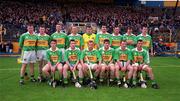 22 May 1999; The Kerry hurling team prior to the Munster Senior Hurling Championship Quarter-Final match between Tipperary and Kerry at Semple Stadium in Thurles, Tipperary. Photo by Brendan Moran/Sportsfile