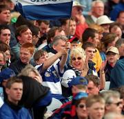 27 June 1999; Laois fans show their support during the Leinster Senior Football Championship Semi-Final match between Dublin and Laois at Croke Park in Dublin. Photo by Brendan Moran/Sportsfile