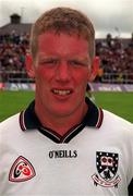 27 June 1999; Mark Cosgrove of Sligo prior to the Connacht Senior Football Championship Semi-Final match between Sligo and Galway at Markievicz Park in Sligo. Photo by Ray Lohan/Sportsfile