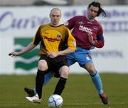 14 April 2006; Conor Sammon, UCD, in action against Jason Gavin, Drogheda United. eircom League, Premier Division, Drogheda United v UCD, United Park, Drogheda, Co. Louth. Picture credit: Brian Lawless / SPORTSFILE