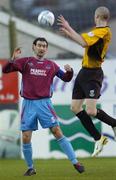 14 April 2006; Jason Gavin, Drogheda United, in action against Conor Sammon, UCD. eircom League, Premier Division, Drogheda United v UCD, United Park, Drogheda, Co. Louth. Picture credit: Brian Lawless / SPORTSFILE