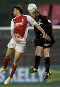 14 April 2006; Dessie Byrne, Bohemians, in action against Anthony Murphy, St. Patrick's Athletic. eircom League, Premier Division, Bohemians v St. Patrick's Athletic, Dalymount Park, Dublin. Picture credit: David Maher / SPORTSFILE