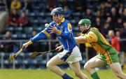 16 April 2006; Martin Coyle, Longford, in action against Anthony Corcoran, Longford. Allianz National Hurling League, Division 3 Semi-Final, Donegal v Longford, Kingspan Breffni Park, Cavan. Picture credit: Damien Eagers / SPORTSFILE