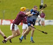 16 April 2006; Stephen McDonnell, Dublin, in action against Christo Murtagh, Westmeath. Allianz National Hurling League, Division 2 Semi-Final, Dublin v Westmeath, Pairc Tailteann, Navan, Co. Meath. Picture credit: Pat Murphy / SPORTSFILE