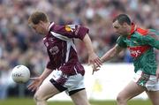 16 April 2006; Michael Donnellan, Galway, in action against Trevor Mortimer, Mayo. Allianz National Football League, Division 1 Semi-Final, Mayo v Galway, McHale Park, Castlebar, Co. Mayo. Picture credit: David Maher / SPORTSFILE