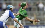 16 April 2006; Mike O'Brien, Limerick, in action against James Murray, Waterford. Allianz National Hurling League, Division 1 Quarter-Final, Waterford v Limerick, Semple Stadium, Thurles, Co. Tipperary. Picture credit: Brian Lawless / SPORTSFILE