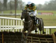 17 April 2006; Publican, with Tony McCoy up, clears the last on their way to winning the Joe Molloy Bookmakers Telebetting Hurdle. Fairyhouse Racecourse, Co. Meath. Picture credit: Pat Murphy / SPORTSFILE