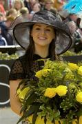 17 April 2006; TV presenter Sile Seoige pictured during the Powers / M&S Best Dressed Ladies Competition. Fairyhouse Racecourse, Co. Meath. Picture credit: Pat Murphy / SPORTSFILE