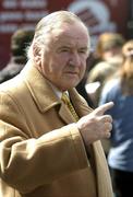 17 April 2006; Former Taoiseach Albert Reynolds enjoys a day at the races. The Powers Whiskey Irish Grand National. Fairyhouse Racecourse, Co. Meath. Picture credit: Pat Murphy / SPORTSFILE