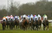 17 April 2006; The Runners and Riders during the Powers Whiskey Irish Grand National. Fairyhouse Racecourse, Co. Meath. Picture credit: Pat Murphy / SPORTSFILE